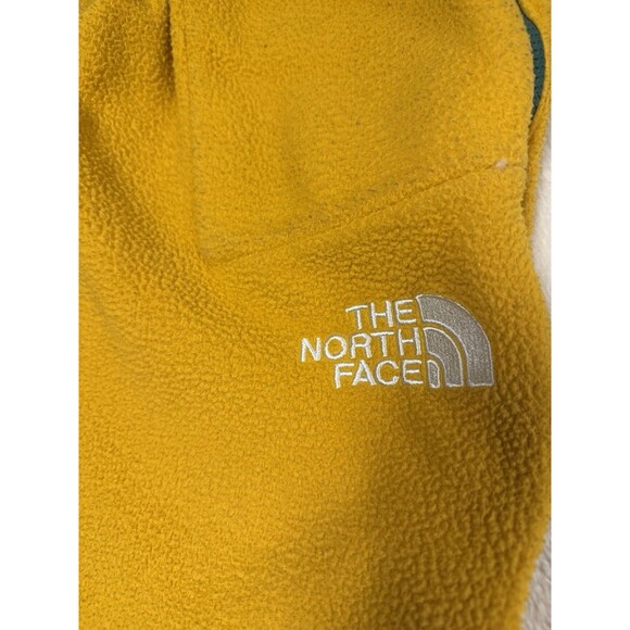 Mens The North Face Colorblock Fleece Jogger Pants Yellow Size S - Picture 3 of 6